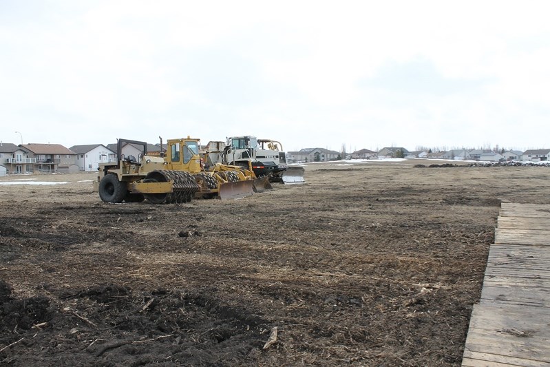 Construction has started at the site for the new Napoleon Meadows subdivision.