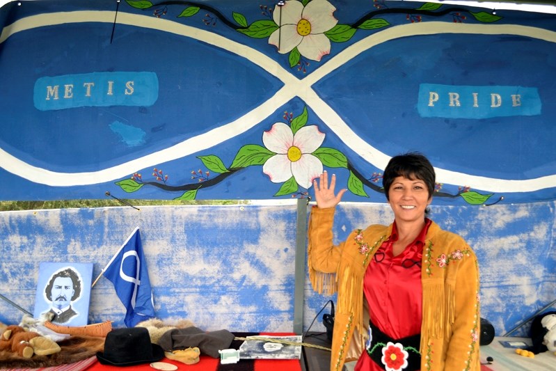 B.C.&#8217;s Beverly Lambert, a well traditional Metis dancer and cultural facilitator, came to Innisfail&#8217;s first official Metis gathering in 120 years.