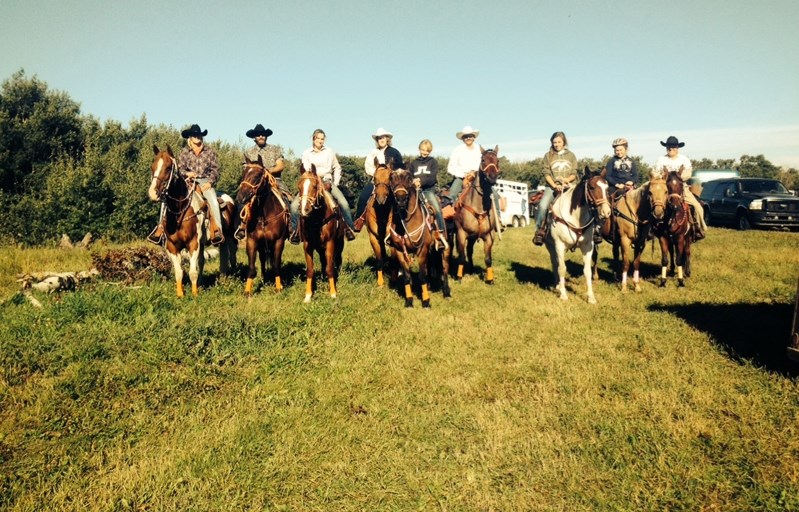 Trail Ride Against Cancer riders head out for an afternoon of trail riding on Sept. 7. The event raised more than $30,000 for cancer research.