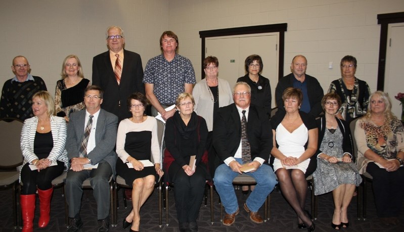 Chinook&#8217;s Edge School Division&#8217;s retiring teachers that were honoured on Oct. 23 in Olds.