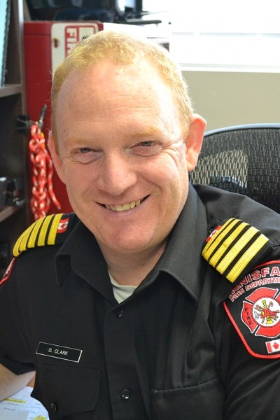 Fire chief Dean Clark