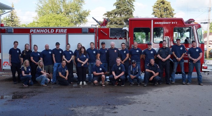 A dozen members of the Penhold Fire Department will participate in the annual firefighter stair climb in Calgary this May. The annual event is a fundraiser to raise money for 