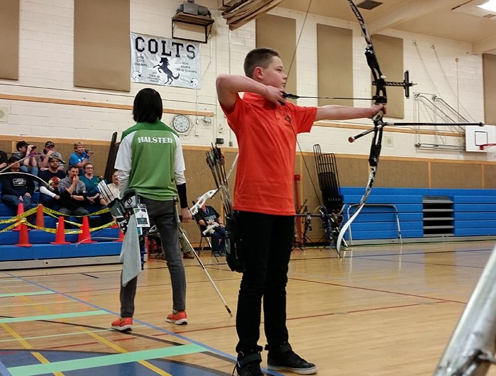 Innisfail&#8217;s Blake Anderson competed in the sport of archery during the 2016 Alberta Winter Games held in Medicine Hat from Feb. 13 to 16. He came home with a silver