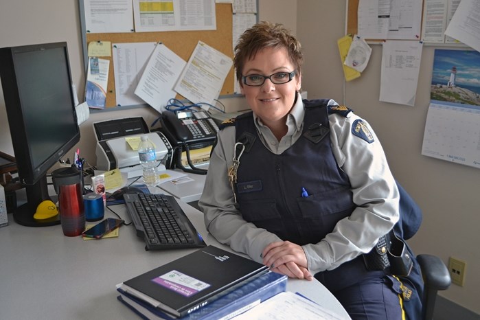 RCMP Sgt. Lori Eiler is a 14-year veteran of the force who arrived in Innisfail at the beginning of March. She will head the operations of the detachment.