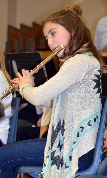 Students with Innisfail middle and high schools presented their annual dessert concert at Innisfail Middle School on March 21. The annual event is a fundraiser for the school 