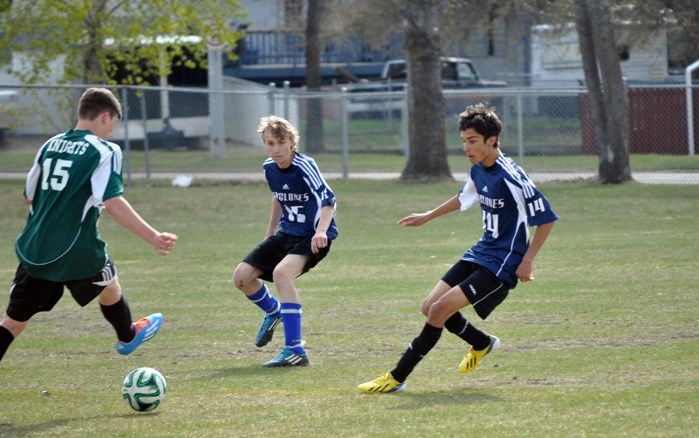 Innisfail High School soccer season began the end of April. Several practices and games are scheduled between now and the middle of June.