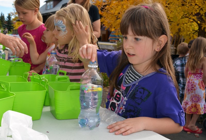 Cassandra Phillips was among many children and youth to take part in the annual Fall Family Festival at the Innisfail and District Historical Village on Sept. 17. She joined