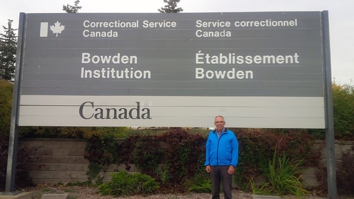 Rev. Bud Sargent, the chaplain at Bowden Institution, said the annual walk-a-thon is inspired by inmates becoming more aware of the plight of others in the world less