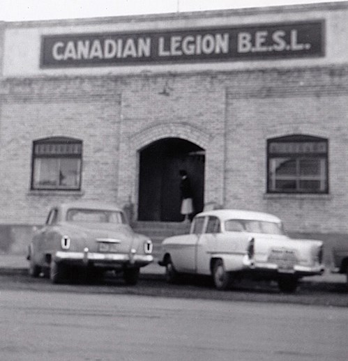 The first Legion Hall was built across from the Provincial Building in 1920, and served Innisfail for more than 50 years.