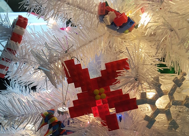 About 200 LEGO decorations were put on the tree that was created by young Spruce View children for the annual Festival of Trees in Red Deer.