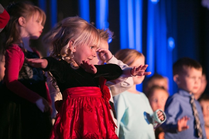 école John Wilson Elementary School kindergarten students perform during the school&#8217;s Christmas concert on Dec. 15.