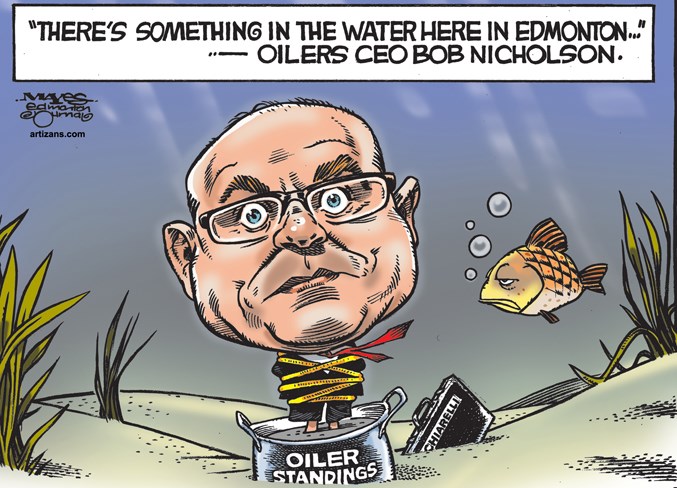 Edmonton Oilers GM Peter Chiarelli is sunk by poor team standings