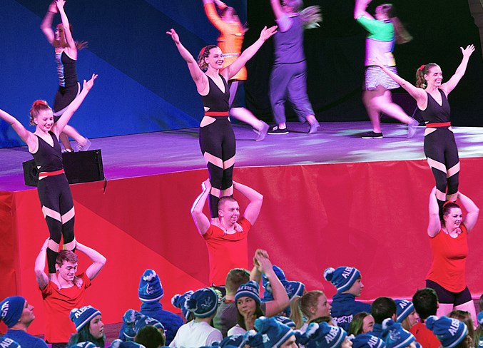  Each segment of the opening ceremony for the 2019 Canada Winter Games was designed to capture a moment that celebrates the values of the Games.