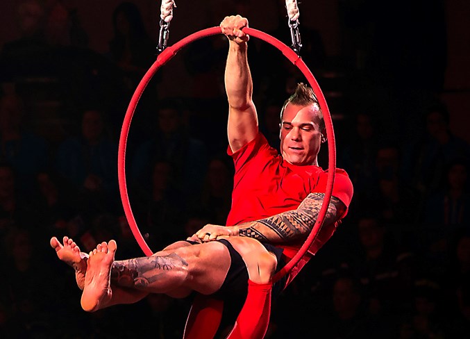  Artistic gymnasts performed during the 2019 Canada Games opening ceremony.