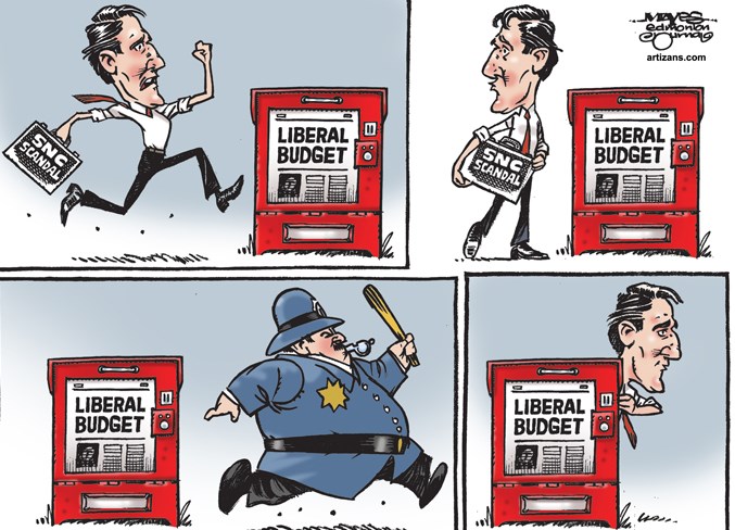 Justin Trudeau hides SNC-Lavalin scandal behind the federal Liberal budget