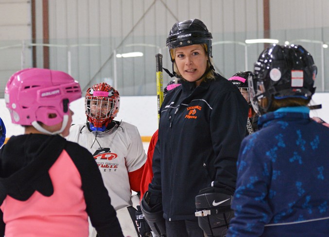 Girls hockey camp