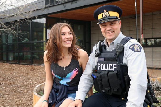 Police Week main cop and child