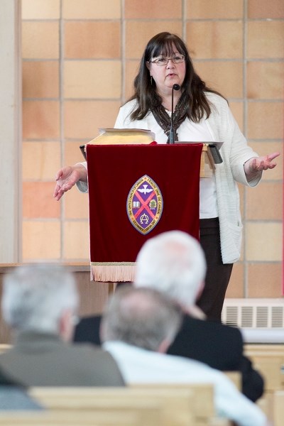 Rev. Tammy Allan is now leading worship services at the United churches in Olds and Sundre as part of a resource-sharing agreement between the congregations.