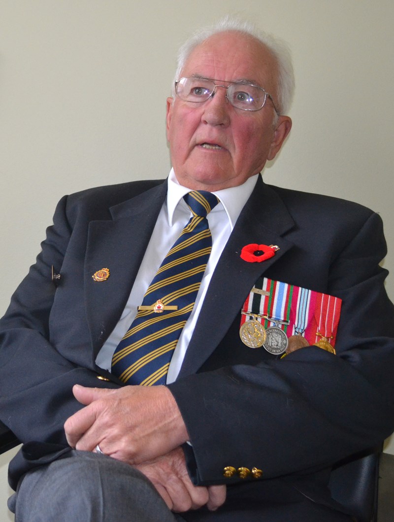 Staff Local veteran Bill Tolley remembers his days as in the supply department during peacekeeping missions.