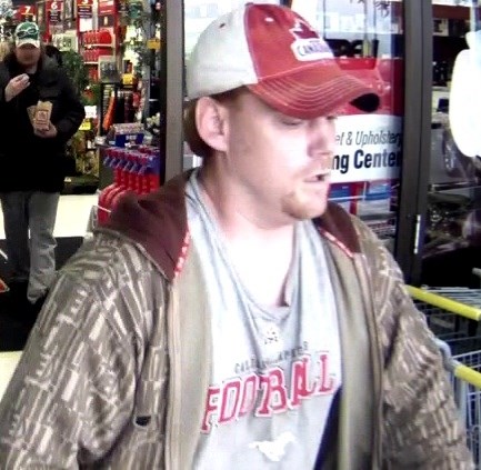 Here is a photo of suspect number 1 in an Oct. 30 theft at Home Hardware in Olds.