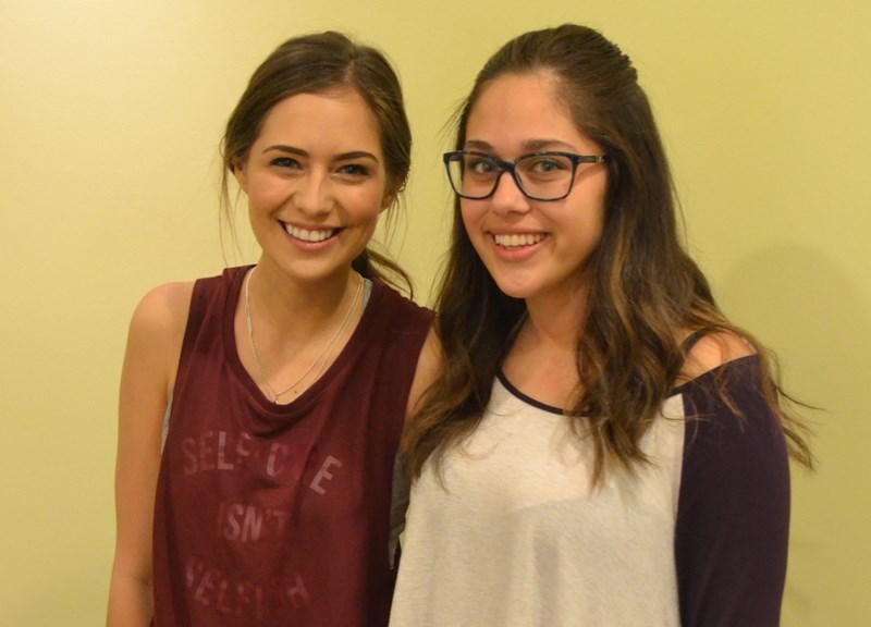 Kayley Reed (left) has inspired her sister Ashley (right) to go into nursing in order to help people.