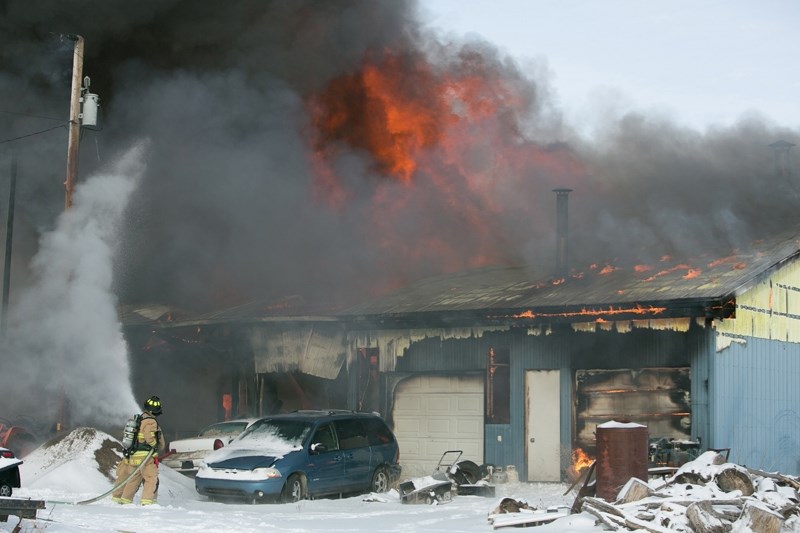 Acting fire chief Scott Chant says the cause of a big fire that destroyed a big barn and car collection north of town remains unknown.