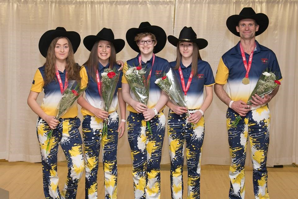 The junior girls team bowling out of Red Deer&#8217;s Heritage Lanes brought home silver from the Youth Bowl Canada national championships, May 6-8. From right: Keaton Chrest 