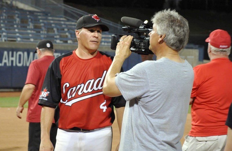 Olds resident Josh Zanolli made the trip to Oklahoma in early July to play for Team Canada in the ninth annual Battle of the Border slo-pitch tournament against Team USA.