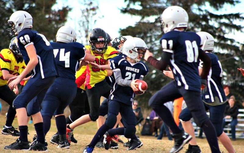 The Olds Huskies won the &#8216;C&#8217; Division league finals last season with a 26-6 win over the Drumheller Terrapins. Both the peewee and bantam minor football programs