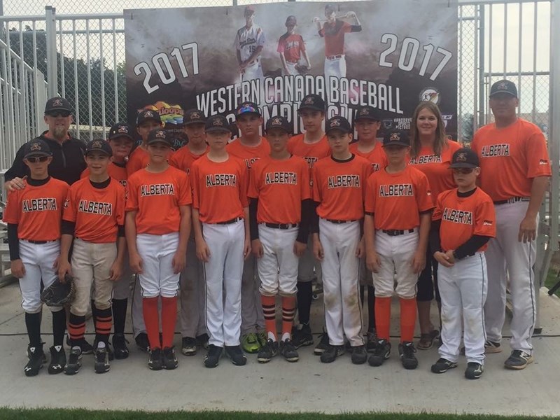 The Olds Spitfires Peewee AA Tier 1 baseball team won the provincial championships this year, earning them the chance to represent Alberta at the 2017 Western Canada Baseball 