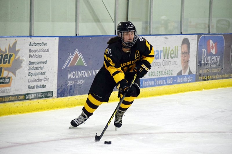 Olds College player Krista Wilson was picked in the 13th round by the Calgary Inferno, becoming the first Olds native ever to be drafted to the Canadian Women&#8217;s Hockey