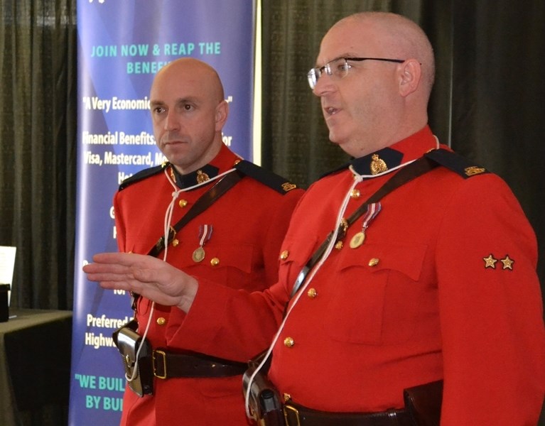 Olds RCMP Cpl. Shawn Morgan told the Olds and District Chamber of Commerce that RCMP, among other groups, are developing a formal protocol on how to deal with potential