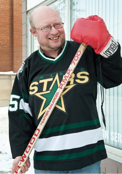 Randy Christensen is an avid collector of autographs. His collection includes signed jerseys, comic books, and a boxing glove used by Muhammad Ali. A portion of his