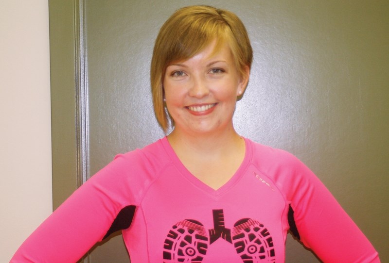 Jennifer Jackson, who grew up in Olds and has a rare auto-immune disorder, will be running in the Chicago Marathon in October.