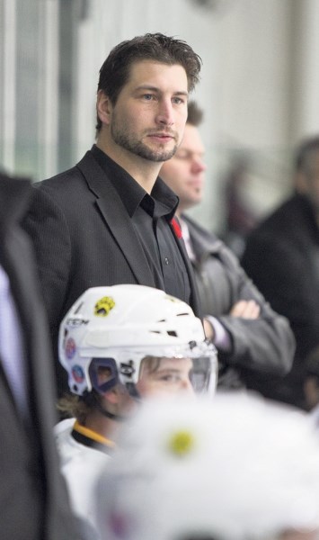 Brett Hopfe, head coach of the Olds Grizzlys, said he has seen improve during the first half of the 2013-14 season.