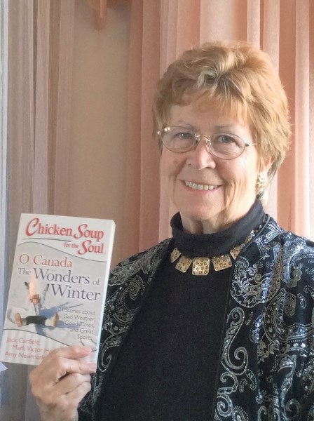 Ellie Braun-Haley, a former Olds resident, recently had two more stories published in the latest edition of Chickem Soup for the Soul.