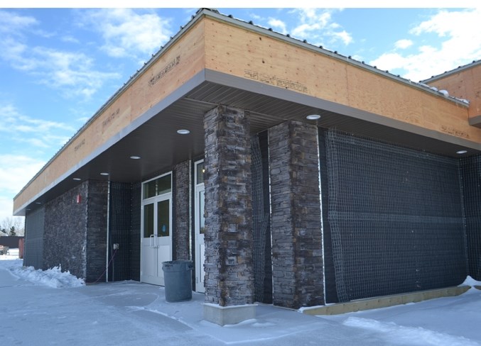 The exterior of the new Bowden Community Hall awaited only the finishing touches earlier this year. Now the hall is now fully funded, thanks to money from various levels of