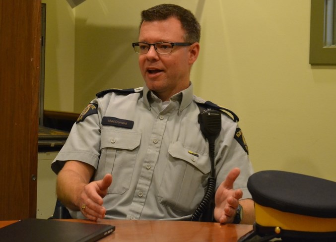 Staff Sgt. Jim MacDonald, the new head of the Olds RCMP detachment, says the number of police officers in Olds would have to be &#8220;reassessed&#8221; if the town&#8217;s