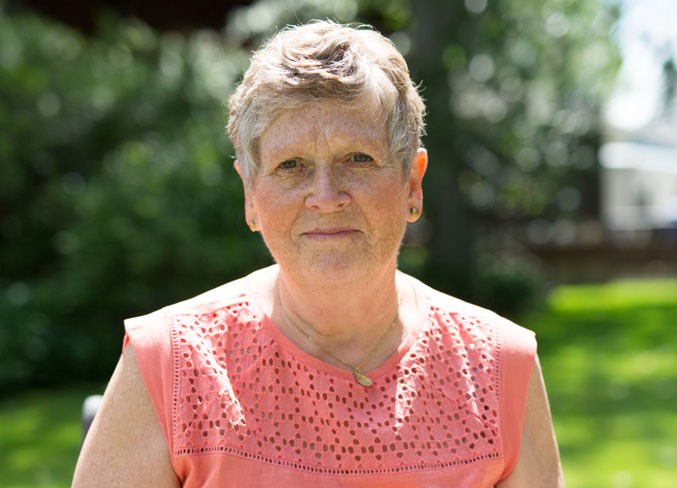 Maureen Gustafson at her home in Olds.