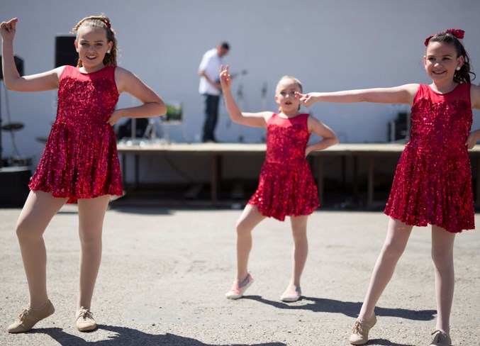  Members of Inspire Dance Studio performed during the noon hour at the event.