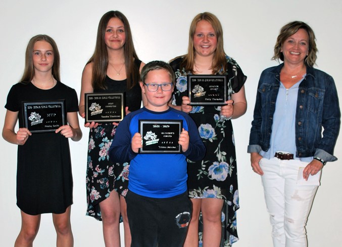 WebJr A Girls VB awards