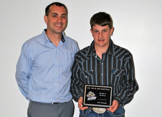 WebJr B Boys basketball award