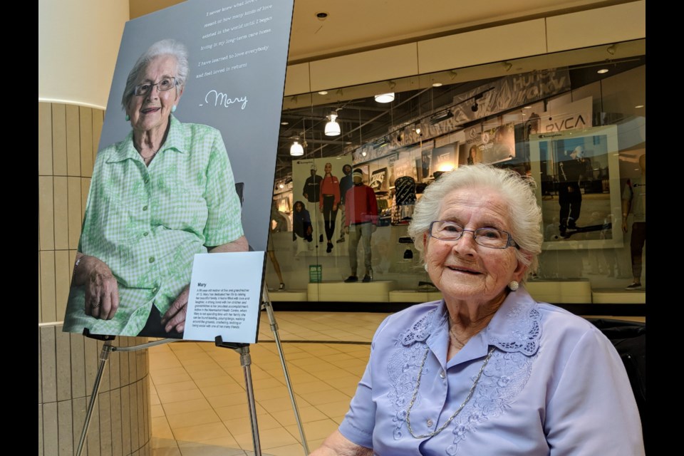 Mary Lunney, who celebrated her 95th birthday yesterday, remarks that she "looks pretty good for her age."