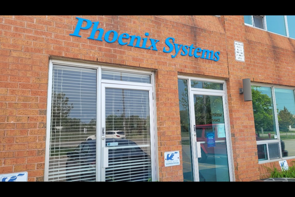 Phoenix System's office on Harry Walker Parkway in Newmarket. 