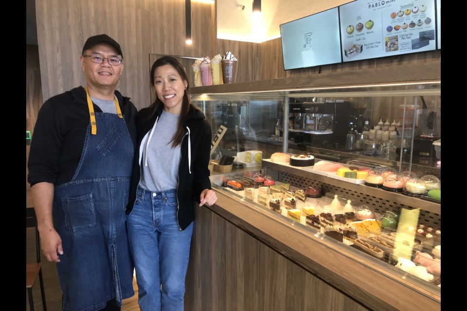 Edmond and Rebecca Lee are the owners of Pablo Cheese Tart in Newmarket.