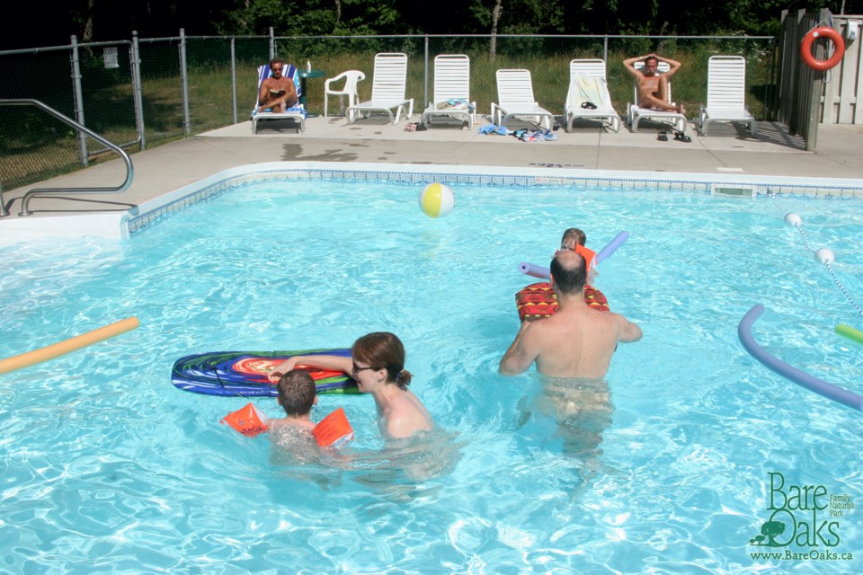 Families win in pools at Bare Oaks.