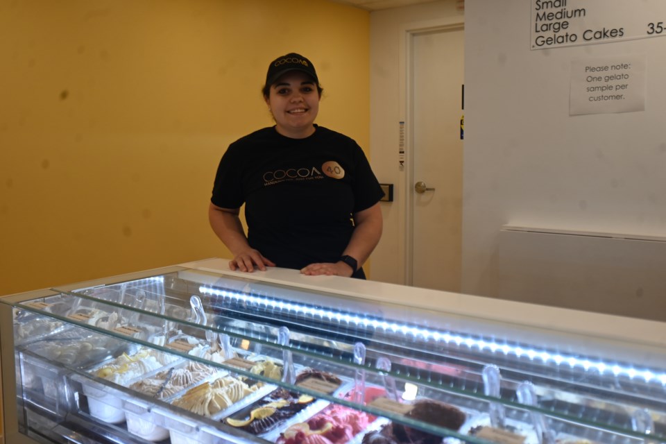 Cocoa40 owner Stefania Pede is having her store featured in a film production.