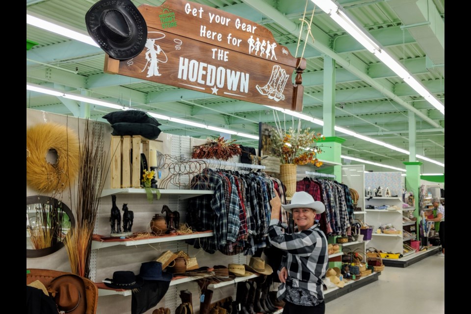 Giddy up to Mission Thrift Store for your Hoedown gear