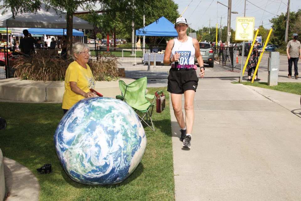 Debbie Fletcher-Queen regularly helps organize and takes part in the Newmarket Terry Fox Run.
File photo/Greg King for NewmarketToday