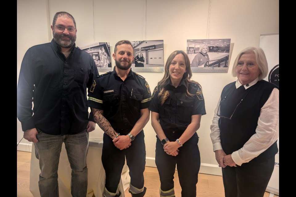 Portraits of Giving honourees recognized in Newmarket are John van Teunenbroek, paramedics Marc and Courtney Di Stefano and Kate Williams. 